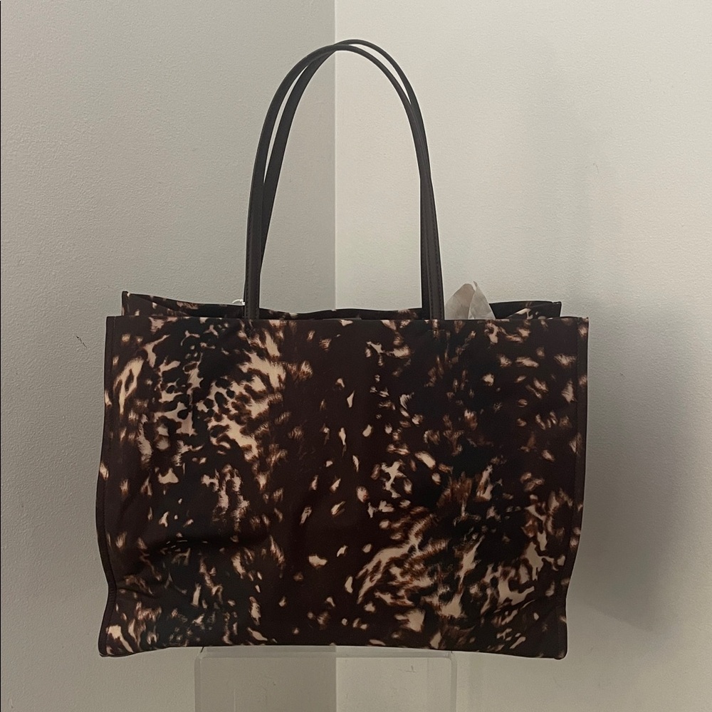 Tory Burch Tortoiseshell/Leopard Pattern Tote Bag… - image 5